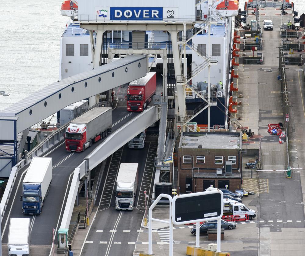 freight leaving dover port